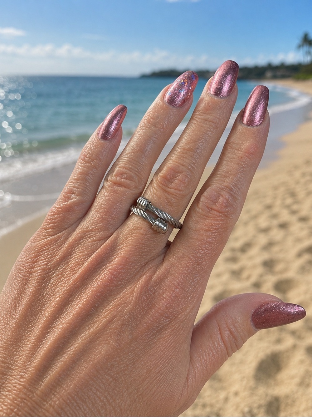 Stainless Steel Expandable Rope Ring. Multiple Sizes